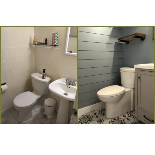 Powder room construction and Renovation in Oakville