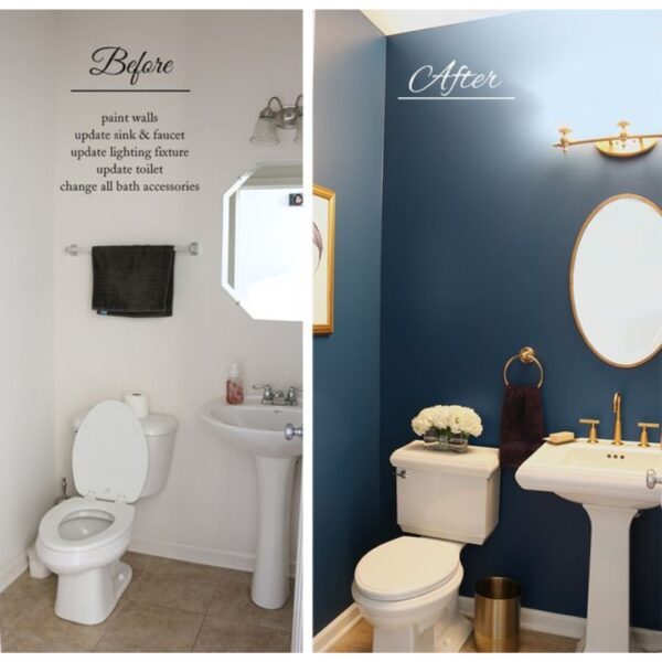 Powder room construction and Renovation in Oakville hamilton