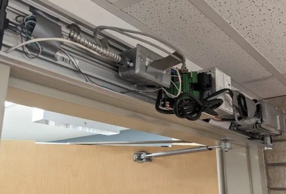 custom automatic door electrical installation in oakville