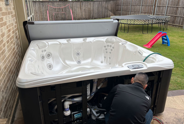 hot tub spa & outdoor electrical installation in oakville